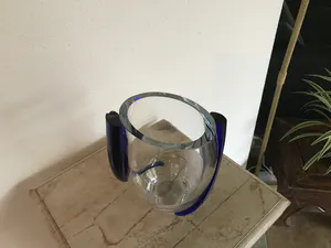 Glasblazerij Leerdam - Vaas met blauwe kabel kopen? Bied vanaf 1!