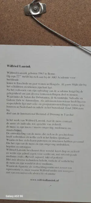 Wilfried Lansink - Zonder titel kopen? Bied vanaf 45!