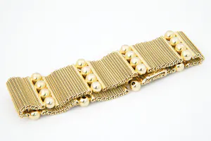 Bijzondere 18 karaats gouden unisex "Milanese" schakel armband - ZWAAR! (67gr) kopen? Bied vanaf 1860!