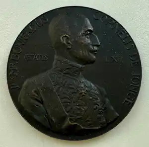 Oswald Wenckebach - bronzen penning | 'Jonkheer Mr. B.C. de Jonge' | 1937 (PENNINGKUNST) kopen? Bied vanaf 80!