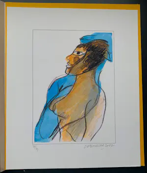 Corneille - Piezogravure (Piezo grafiek) 2002(uniek handgesigneerd!) kopen? Bied vanaf 150!