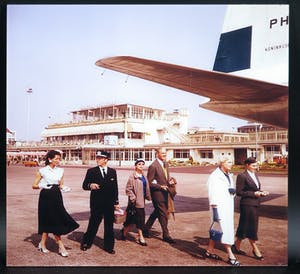Paul Huf - C-Print op dibond, Oud Schiphol kopen? Bied vanaf 1!