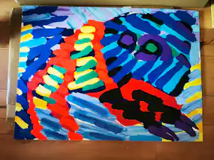 Karel Appel - See me running,steeds in beschermmap gezeten kopen? Bied vanaf 550!