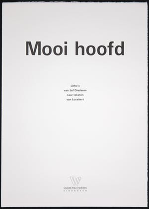 Jef Diederen - 7 Litho's naar teksten van Lucebert kopen? Bied vanaf 1!