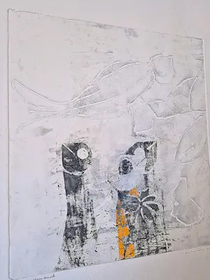 Hans Buining - in zeer kleine oplage (20) gemaakte Ets & Aquatint "Museumbezoek" gesigneerd kopen? Bied vanaf 26!