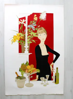Philippe Henri Noyer - „Femme Chez Maxim“ - Auflage von 325 - signiert - (100 x 66 cm) kopen? Bied vanaf 280!
