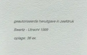 Willem Sandberg - Felicitation, zeefdruk - Gratis verzending! kopen? Bied vanaf 50!