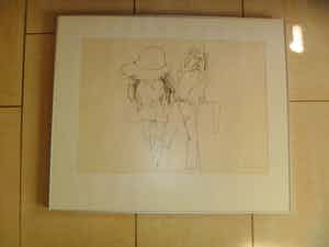 John Lennon - afgeprijst : lithografische prent uit de Bag One map verkocht voor € 89!