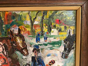 Antoon Kruysen - (1898-1977) - Zigeuner familie bij paarden kopen? Bied vanaf 650!
