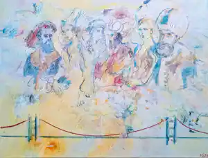 Clem Peltier - Olieverfschilderij - Handgesigneerd - In uitstekende staat kopen? Bied vanaf 200!