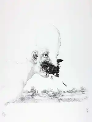 Peter Vos - Litho, Schiereiland Melancholie verkocht voor € 53!