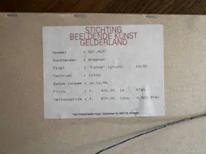 Armando - Set van twee grote werken ‘Fahne’ kopen? Bied vanaf 1200!