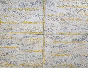 Jan Wolkers - handgesigneerde kleurenzeefdruk | 'Landschap' | 1992 kopen? Bied vanaf 225!