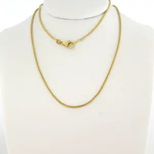 14k geelgouden slangen collier - 4.9 gram - 50 cm lang kopen? Bied vanaf 440!
