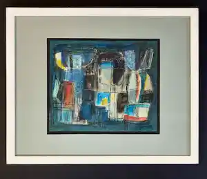 Jaap Nanninga - Abstracte compositie verkocht voor € 1100!