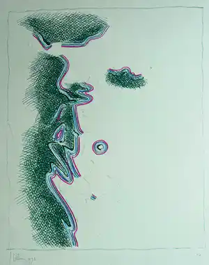 Jaap Hillenius - handgesigneerde litho | épreuve d'artiste | 1973 kopen? Bied vanaf 40!