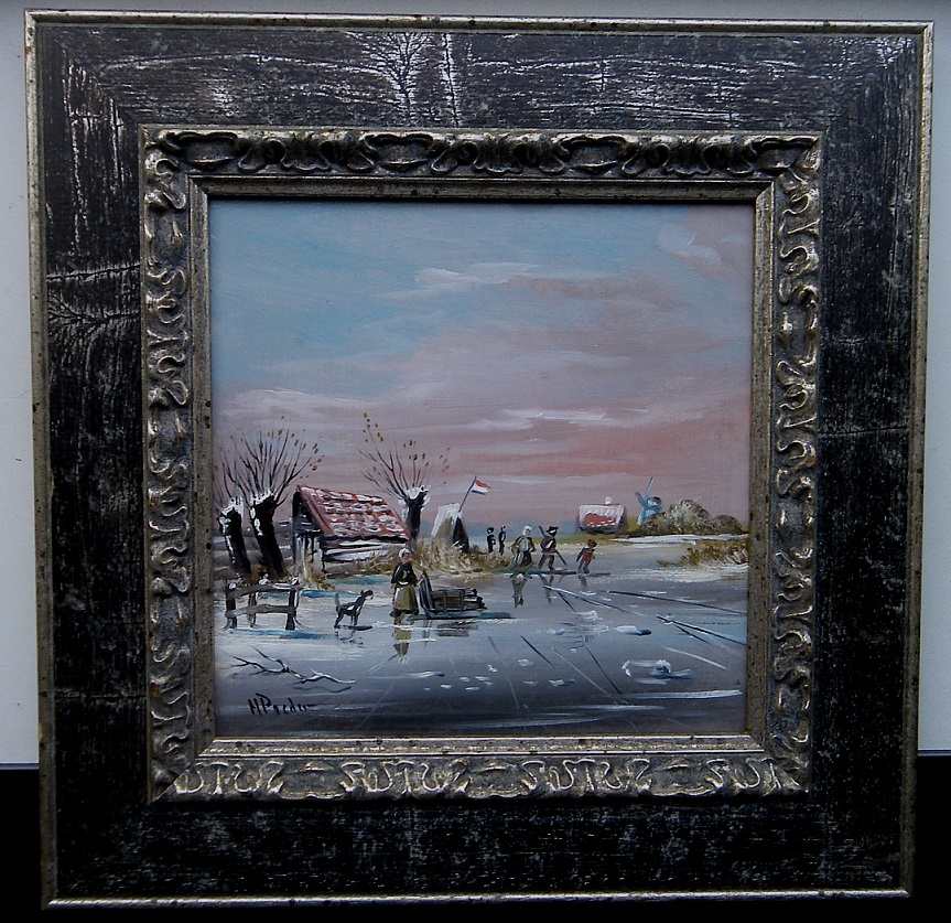 Henk Poeder - winter landschap verkocht voor € 79!