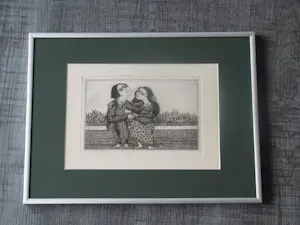 Hans van Draanen - Liefdespaar op een muurtje kopen? Bied vanaf 40!