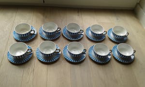 Keramiekfabriek Nimy - 10 delig koffieservies kopen? Bied vanaf 120!