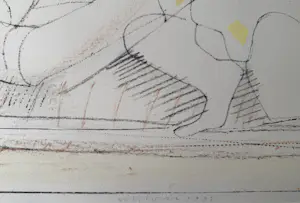 Co Westerik - handgesigneerde kleurenzeefdruk | 'Paar in landschap' | 1991 kopen? Bied vanaf 225!