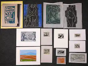 Janus Nuiten - Lino, Lot van 40 lino's verkocht voor € 85!