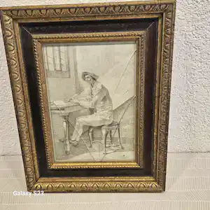 Joannes Pieter Visser Bender - Aan de schrijftafel verkocht voor € 100!
