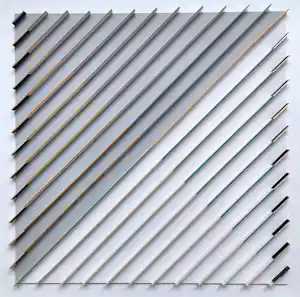 Suzanne Hartmans - Viervoudig, 3-D reliëf van beschilderd balsahout (mooi ingelijst) kopen? Bied vanaf 595!