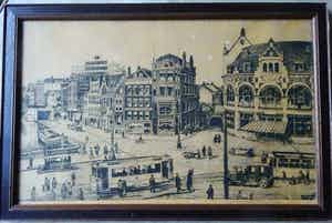 Marius Johannes Janssen - Rotterdam met het Hofplein verkocht voor € 50!