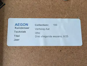 Aat Verhoog - Drie vliegende wezens kopen? Bied vanaf 145!