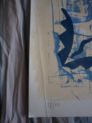 Bettina Lopetro - Zeefdruk, titel, "Snake ". kopen? Bied vanaf 10!