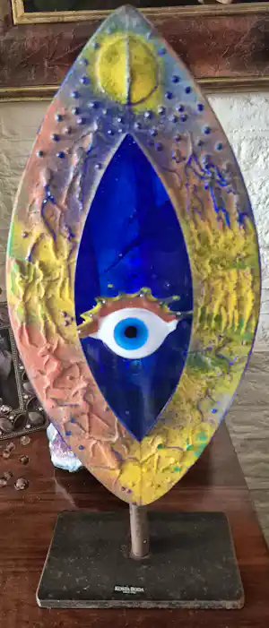 Kjell Engman - Ovaal op standaard met oog en zon kopen? Bied vanaf 250!