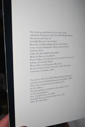 Marina Abramovic - & Ulay: The Lovers, The Great Wall Walk & the Polaroids of 5 cities kopen? Bied vanaf 60!