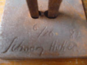 Schang Hutter - Eisenskulptur mit Rostpatina (o.T.), 1982 kopen? Bied vanaf 950!