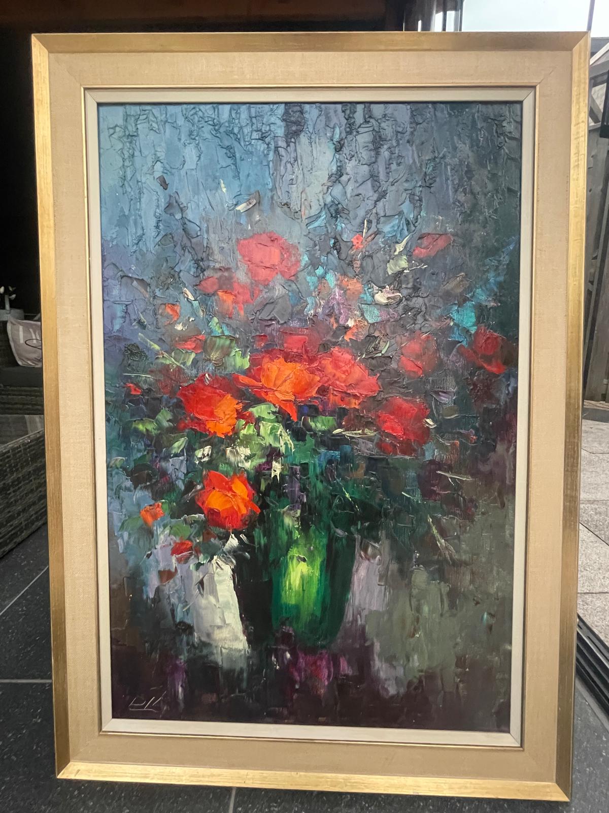 Pieter Dik - vaas met bloemen kopen? Bied vanaf 100!