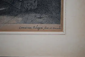 Gerrit Lucasz. van Schagen - Adriaen van Ostade: Boereninterieur met drinkende man - ets uit 1680/90 kopen? Bied vanaf 100!