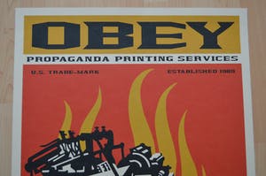 Shepard Fairey - Think & create / Print & destroy. kopen? Bied vanaf 75!