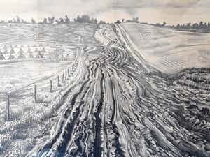 Arend Hendriks - Landschap veluwe. verkocht voor € 45!