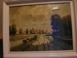 Theodorus Selhorst - Zandweg langs vaart met boot kopen? Bied vanaf 35!