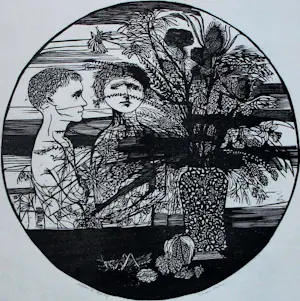 Leonard Baskin - houtsnede:children still life-1956 kopen? Bied vanaf 100!