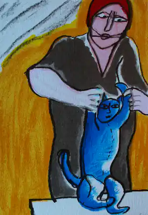 Corneille - Litho: le chat qui danse - 1996 kopen? Bied vanaf 225!