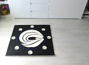 Jack Youngerman - "Mandala (Black)" - Serigraphie - Auflage von 75 - handsigniert - (93 x 91 cm) kopen? Bied vanaf 300!