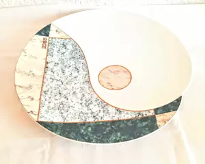 Hutschenreuther - Porzellan Set (6-teilig) 2 Platten 2 Vasen 2 Kerzenständer IG BCE Jubiläum kopen? Bied vanaf 48!