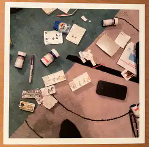 Nan Goldin - Drugs on the Rug, New York City verkocht voor € 300!