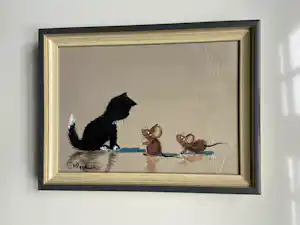 Henk Poeder - Kitten en twee muisjes verkocht voor € 66!