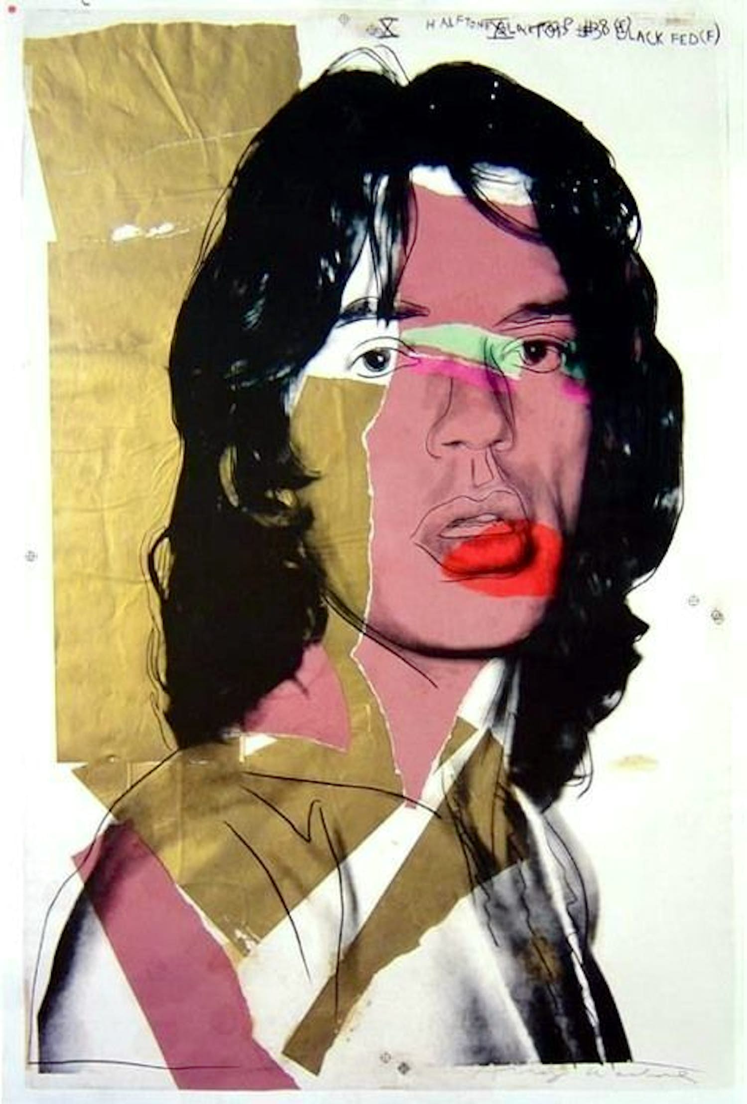 Andy Warhol - Mick Jagger (orig. 1975) - Museum Moderner Kunst