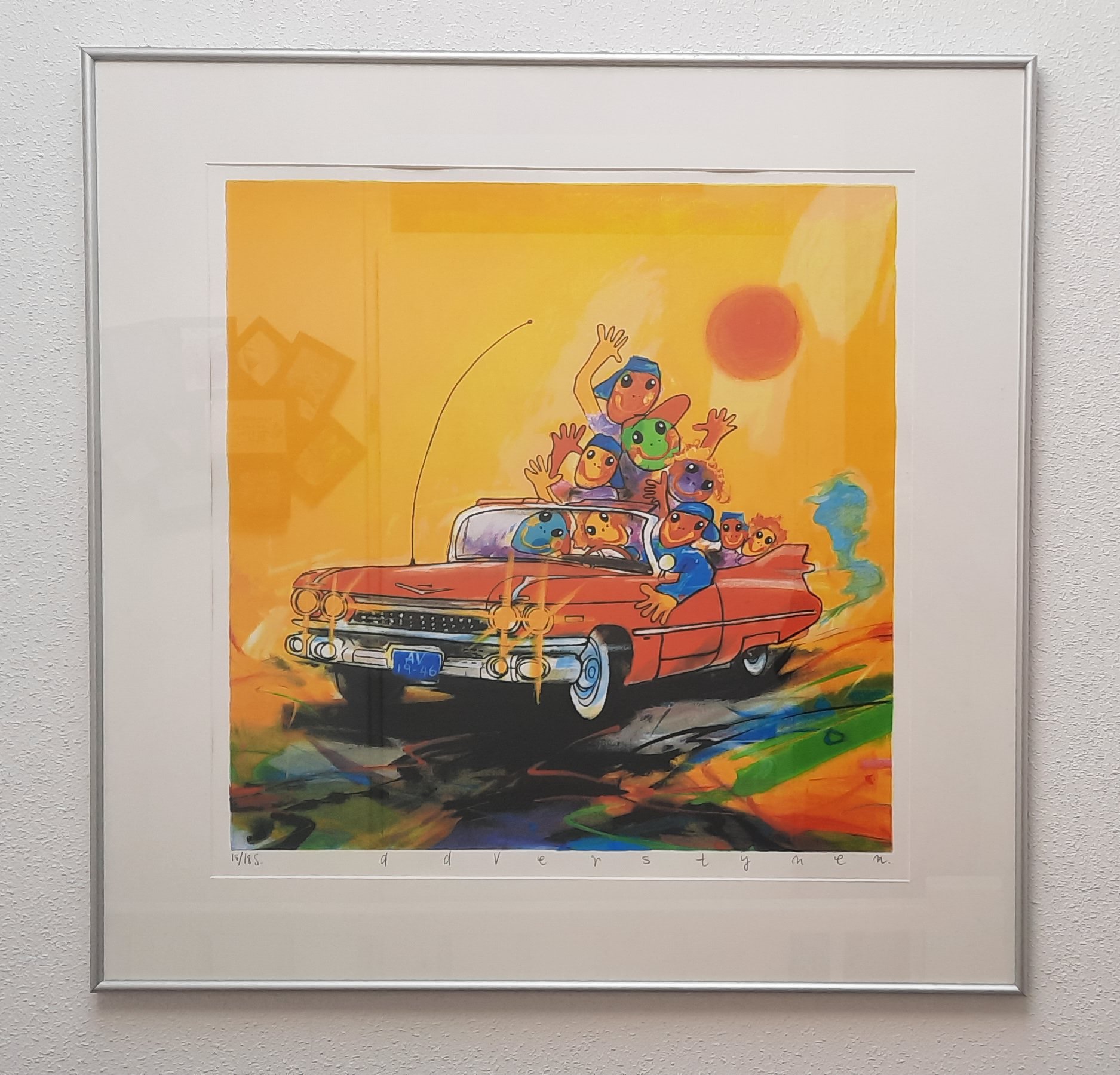Ad Verstijnen - Cadillac Ad Verstijnen zeefdruk kopen? Bied vanaf 125!