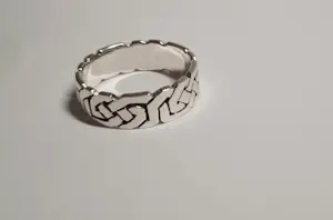 Nieuwe zilveren  Navajo Scott Dave band Ring  Keltische   knoop kopen? Bied vanaf 50!