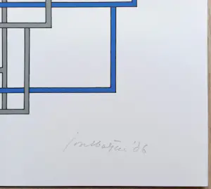 Joost Baljeu - Structures, zeefdruk (groot) kopen? Bied vanaf 125!