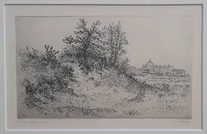 Willem Minderman - Koepel Scheveningen vanuit de duinen kopen? Bied vanaf 60!
