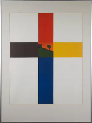 Willem van Malsen - zeefdruk - Zonder Titel 21/25 - ingelijst - 25775 kopen? Bied vanaf 95!